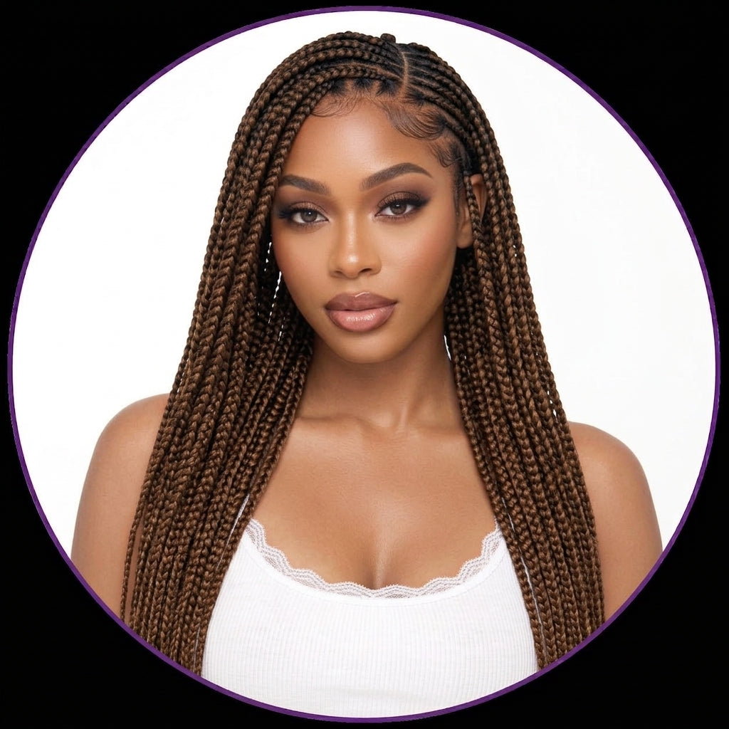 Braids and crochet hair